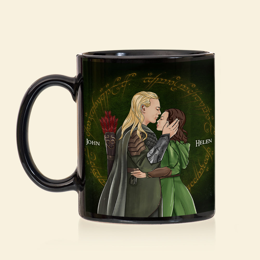 Couple Kissing 08HUHN051222TM Black Mug