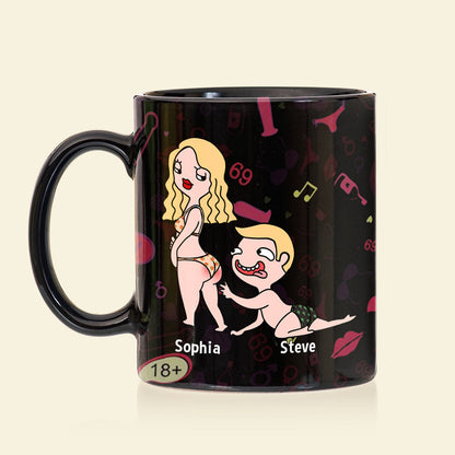 Husband In The Streets Freak In The Sheets - Personalized Funny Couple Coffee Mug - Gift For Couple