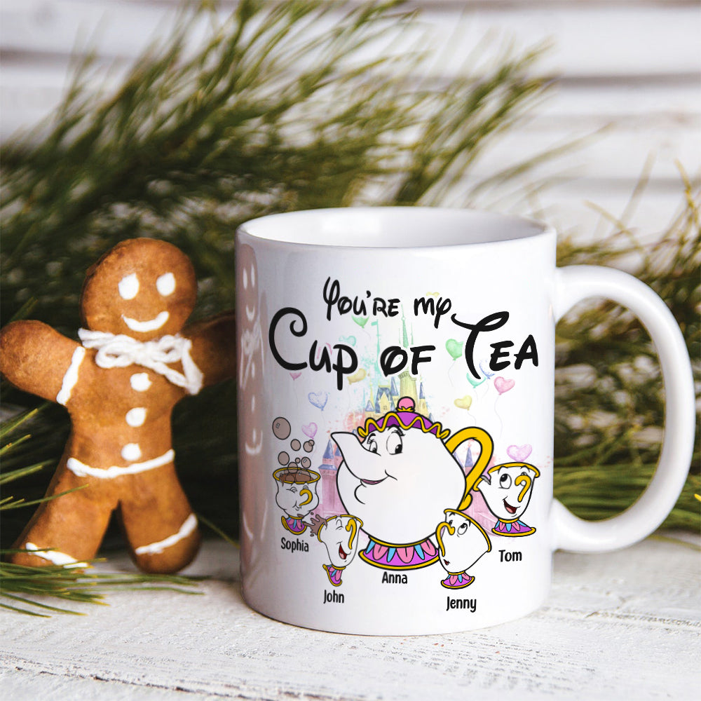 You're My Cup Of Tea Personalized Mom Mug Gift For Family