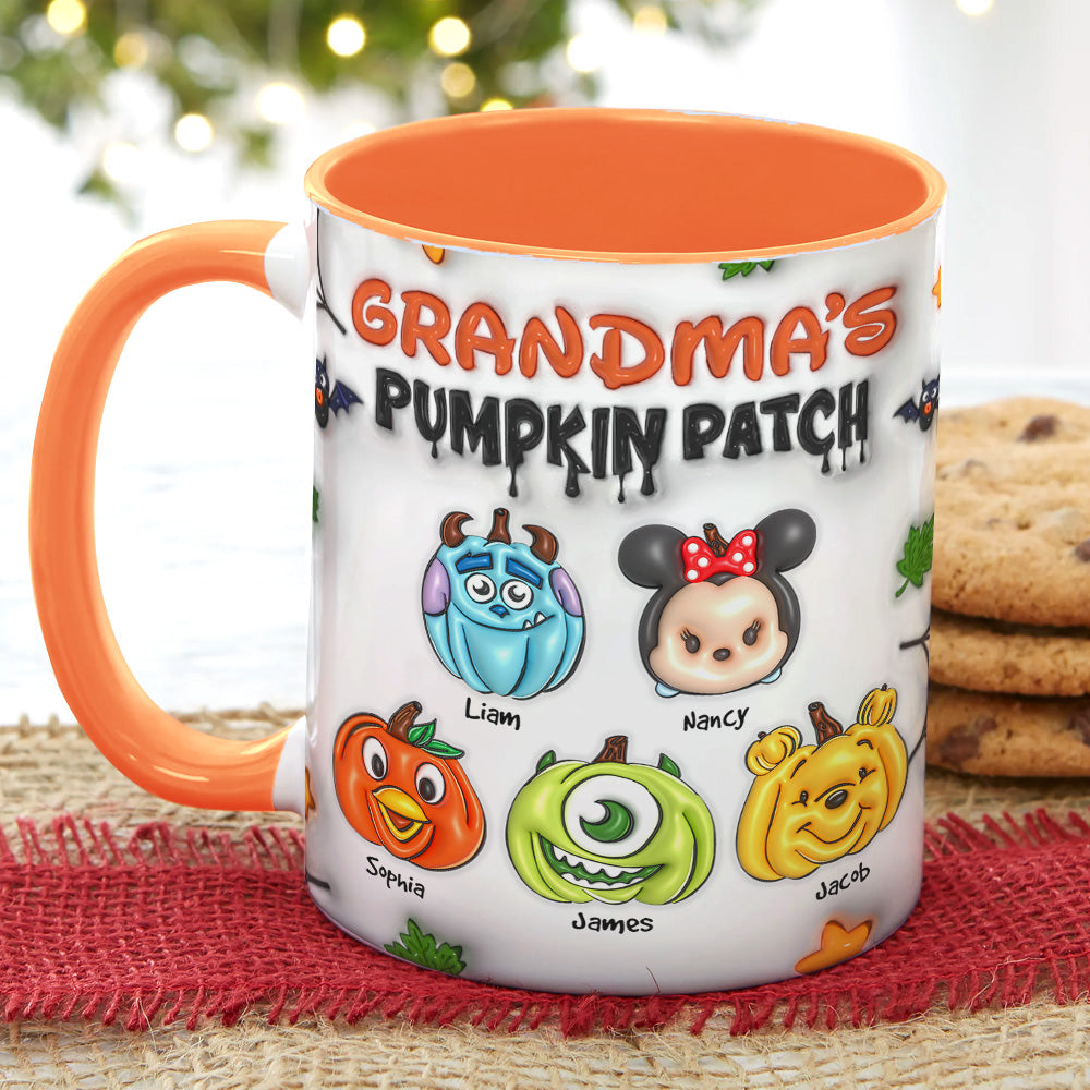 Personalized Gifts For Grandma Accent Mug Pumpkin Patch 02XQPU070824