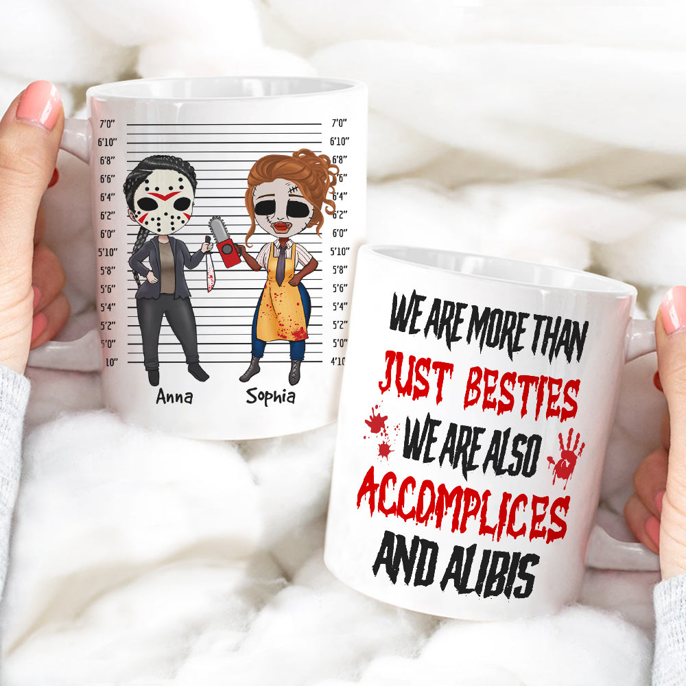 We Are Accomplishes And Abilis Personalized Horror Besties Coffee Mug Gift For Friend