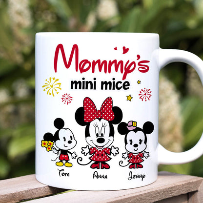 Personalized Gifts For Mom Coffee Mug Mommy's Mini Mice 02katn270224 Mother's Day Gifts
