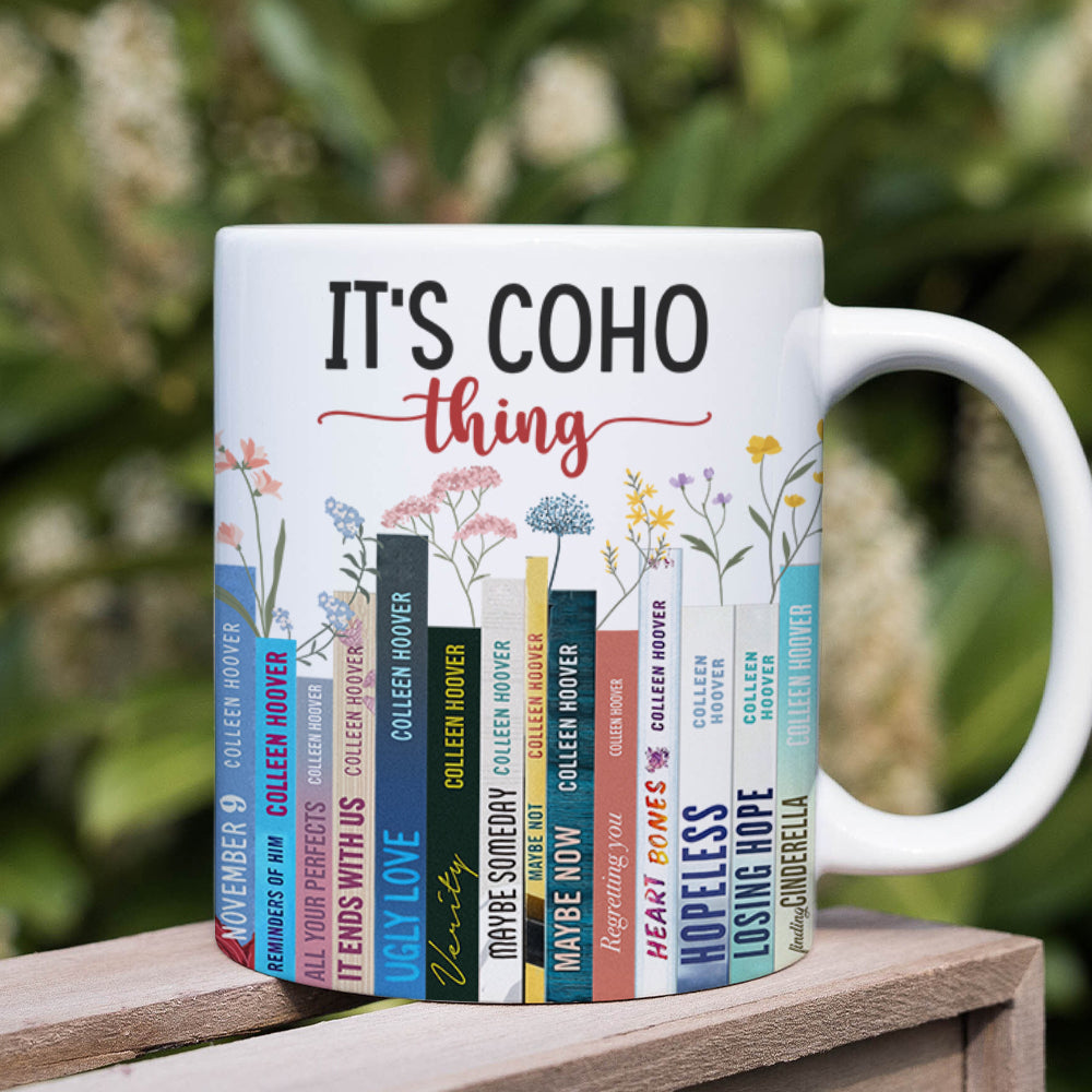 It's Coho Things, Personalized 03NATN141223 Bookworms Coffee Mug, Gift For Book Lovers