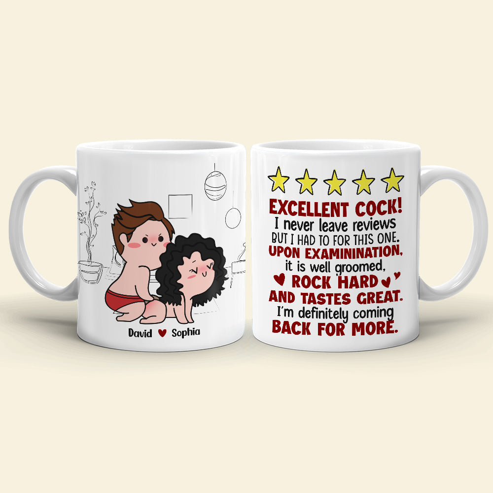 I'm Definitely Coming Back For More-Gift For Couple- Personalized Coffee Mug- Funny Couple Mug