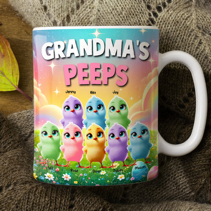 Personalized Gifts For Grandma Coffee Mug, Chick Peeps 04tgmh040325 Easter Gifts