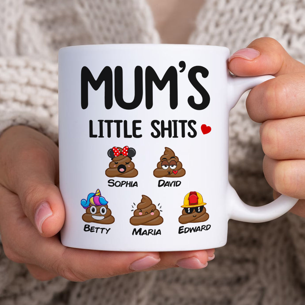 Personalized Gifts For Mom Drinkware Family Little Shit 05DTDT010324