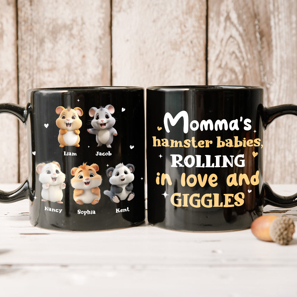 Personalized Gifts For Mom Coffee Mug Momma's Hamster Babies
