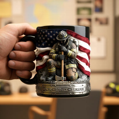 Firefighter Pride Coffee Mug - Personalized Gifts For Firefighter 04toqn251225