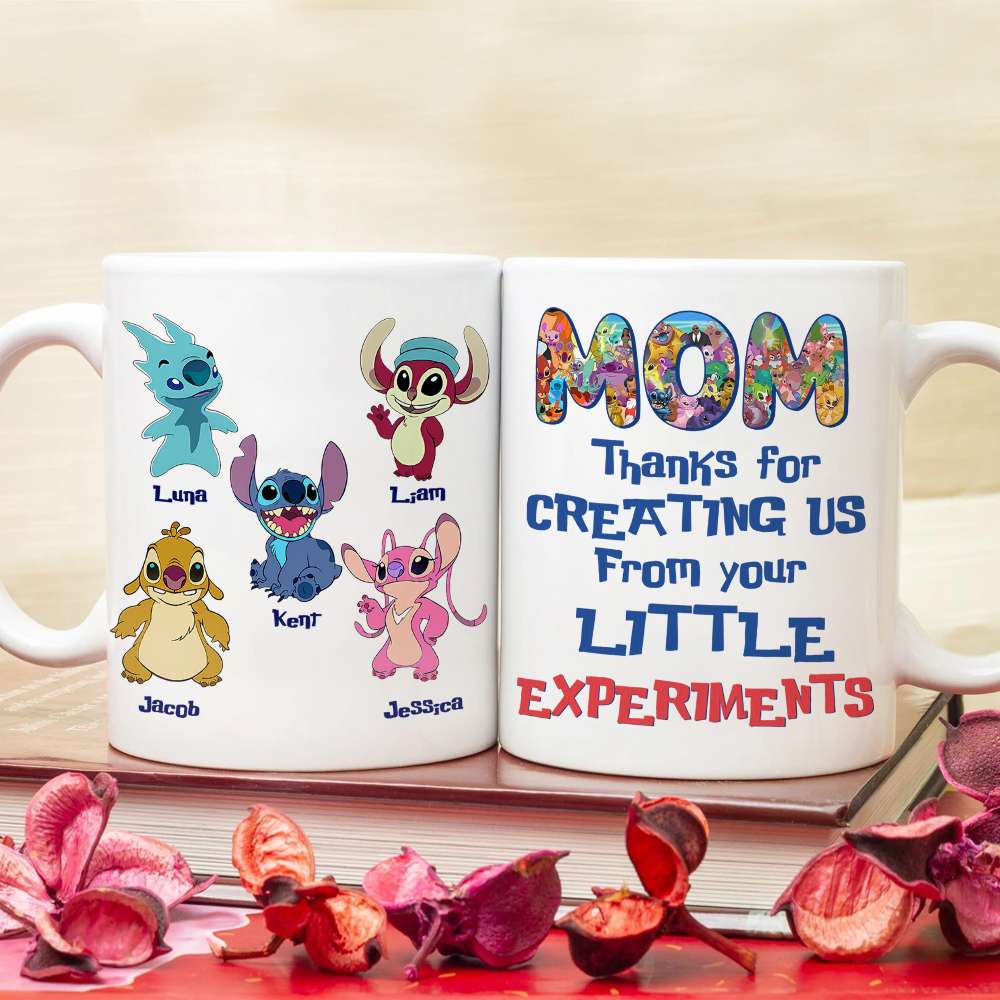 Personalized Gifts For Mom Coffee Mug Thanks For Creating Us 01htpu070324