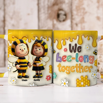 Personalized Gifts For Couple Coffee Mug 02tgpu091224 We Bee-long Together