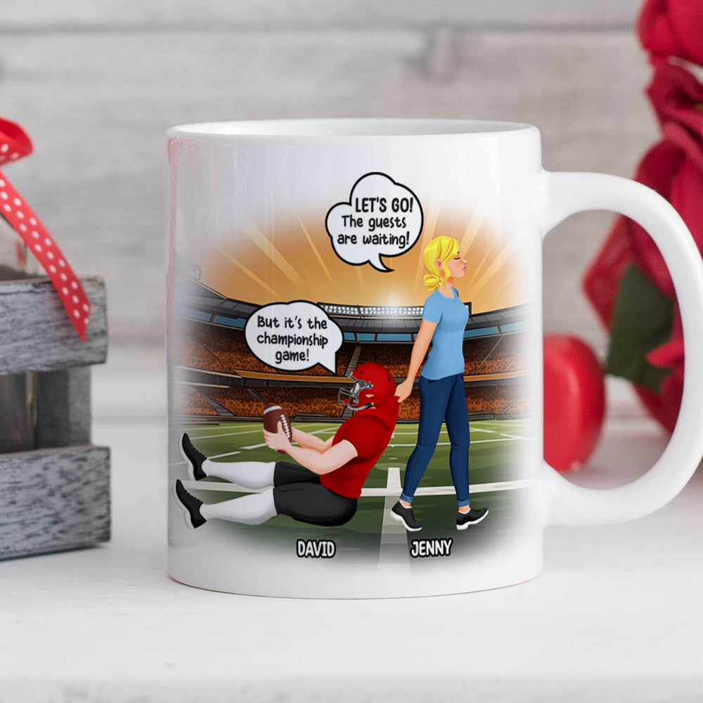 Personalized Gifts For Couple American Football Coffee Mug 05totn121224pa