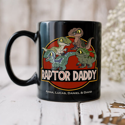 Dad Raptor Daddy 05huhu310523 Personalized Coffee Mug