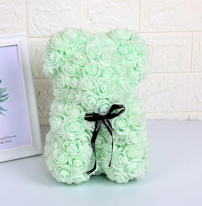Valentine Foam Forever Rose Teddy Bear
