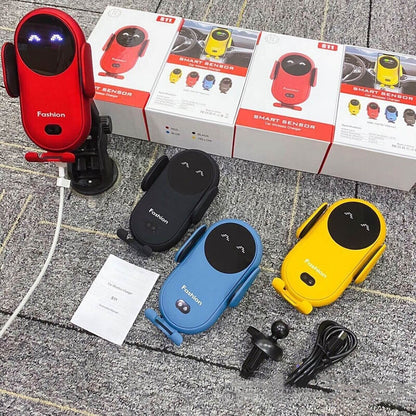 Smart Car Wireless Charger Phone Holder_Random Color