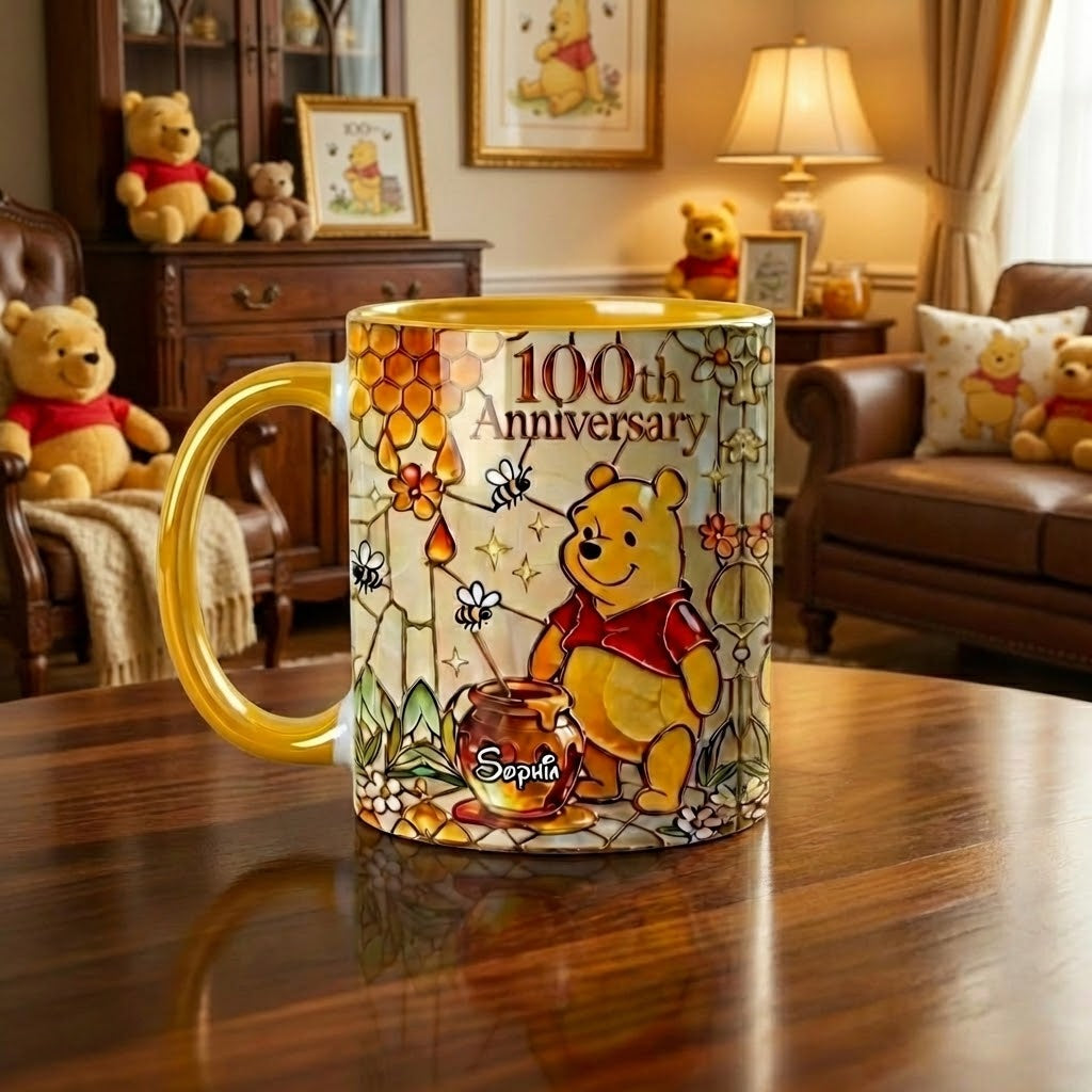 DSNY Honey Bear 100th Anniversary - Personalized Accent Mug - Gift For Fan Movies HH01
