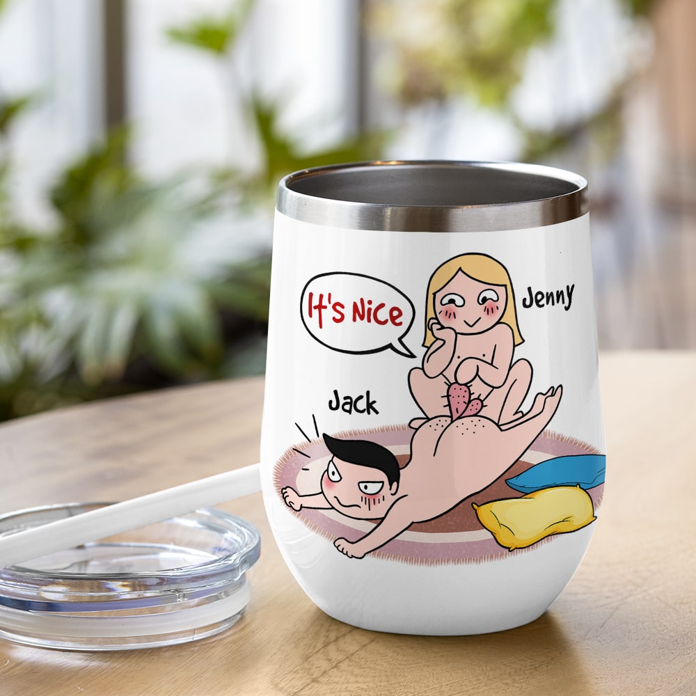 I Just Want To Touch Your Dick All The Time - Personalized Funny Couple Mug - Gift For Couple