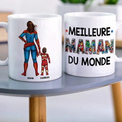Mug Et Tasse Personnalisée Meilleur Papa Du Monde Cadeau De Fête Des Pères-012qhqn041223tm-mug2