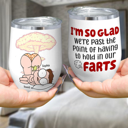 We're Past The Point Of Having To Hold In Our Farts-Personalized Coffee Mug-Gift For Couples- Funny Couple Mug