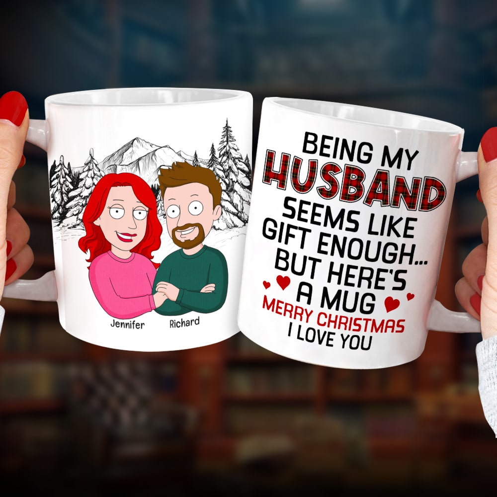 Merry Christmas I love You- Personalized Coffee Mug- Christmas Gift For Couple-Couple Coffee Mug-06naqn221123hh