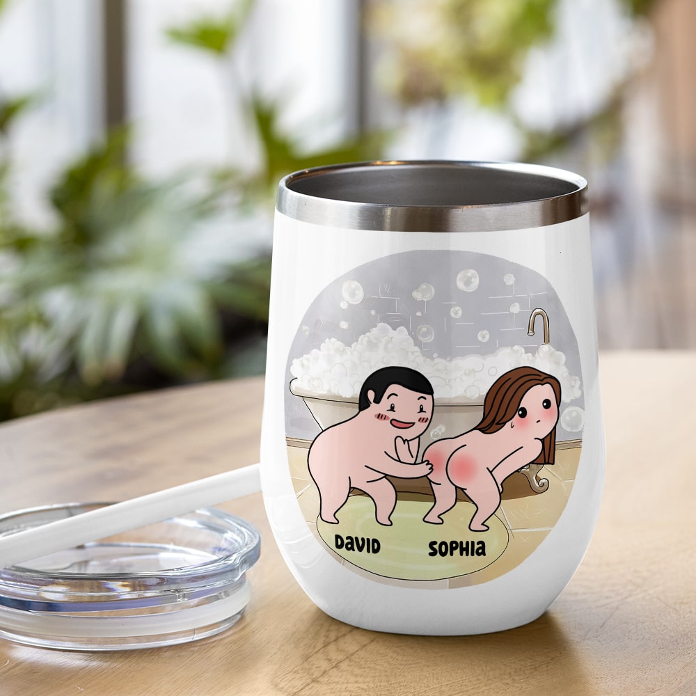 Love You And Your Tooty Booty-Gift For Couple-Personalized Coffee Mug-Funny Couple
