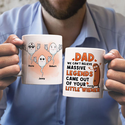 Father, The Best Dad, Personalized Mug, Gifts For Dad