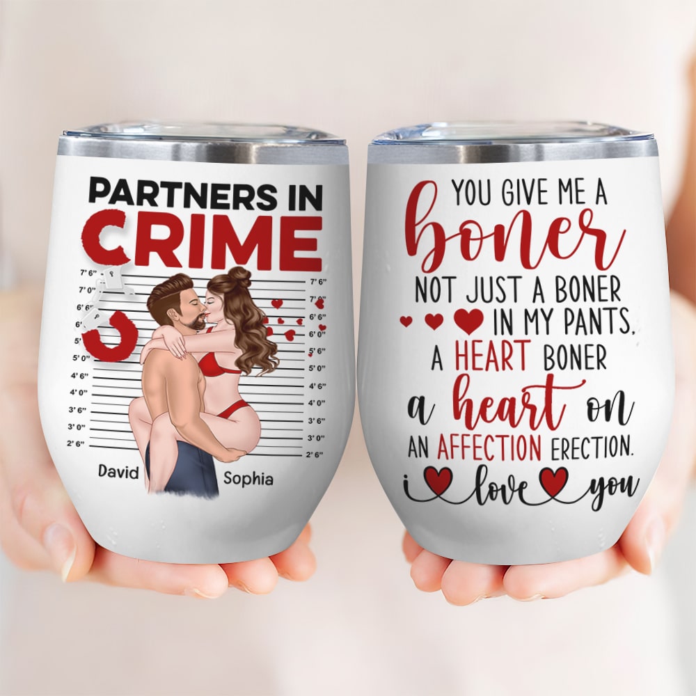 You Give Me A Boner- Gift For Couple-Personalized Coffee Mug