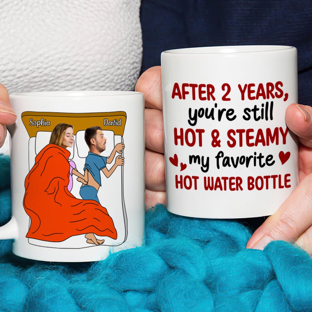 Hot and steamy, Custom Photo Coffee Mug, Valentine Gifts, Gifts For Couples