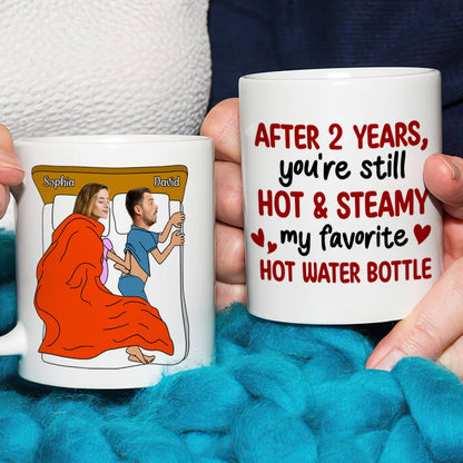 Hot and steamy, Custom Photo Coffee Mug, Valentine Gifts, Gifts For Couples