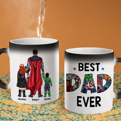 Personalized Gifts For Father Coffee Mug Happy Best Dad Ever 012QHQN290324PA