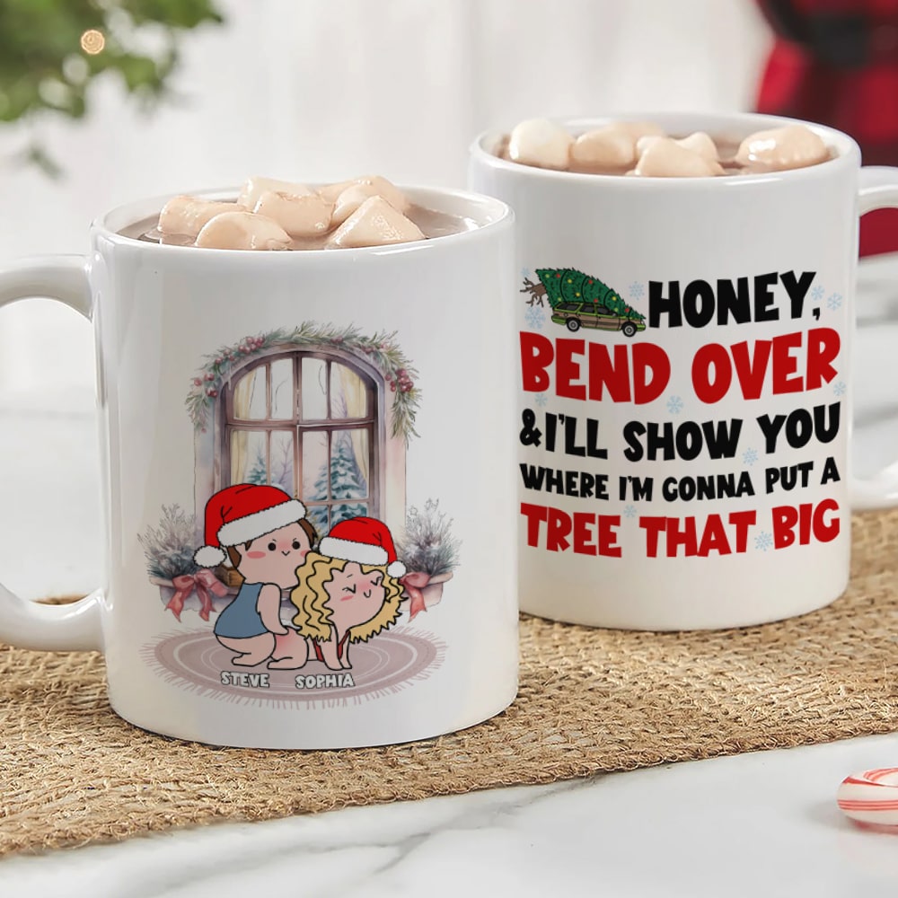 Couple, Honey, Bend Over, Personalized Coffee Mug, Christmas Gifts For Couple, 03HTPO081123HH