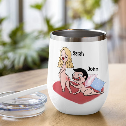Roses Are Red Violets Are Blue All This Ass Is Just For You - Personalized Couple Mug - Gift For Couple