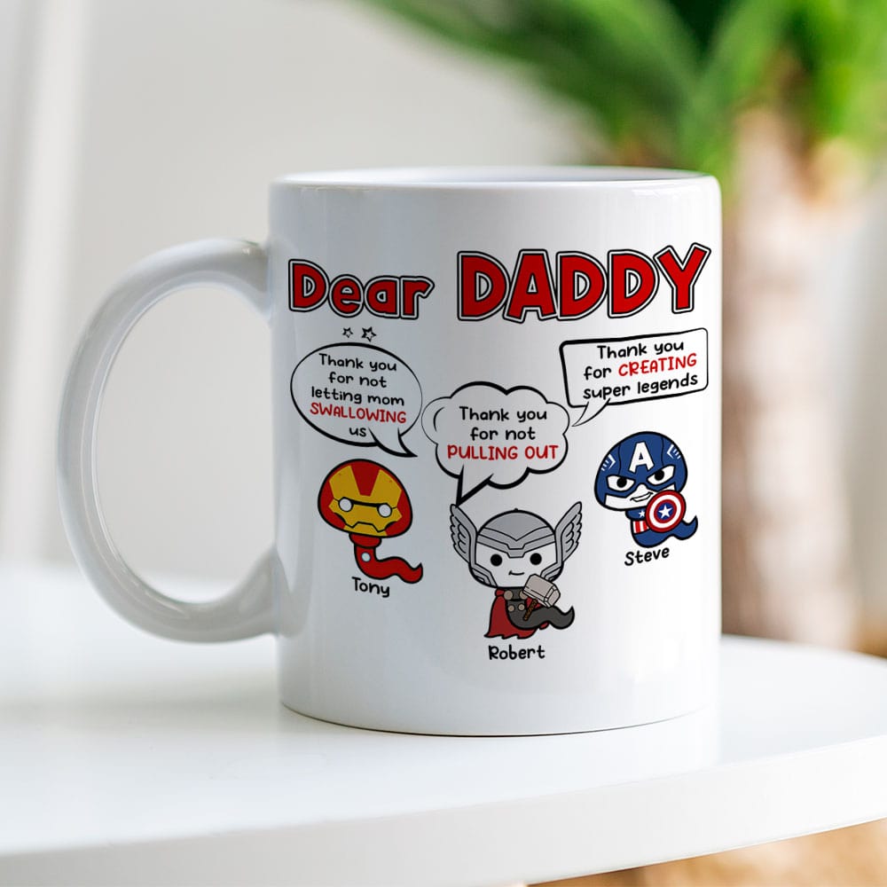 Father, Best Dad Ever, Personalized Mug, Gifts For Dad, 01OHPO190523