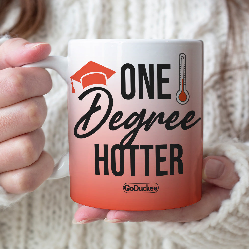 Personalized Graduation White Mug - One Degree Hotter