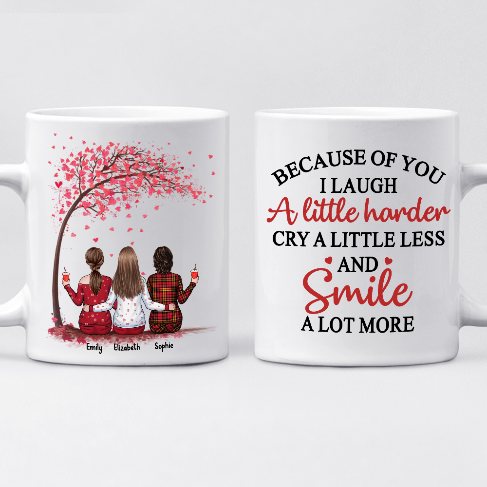 There Is No Greater Gift Than Friendship - Bestie Personalized Custom Mug - Gift For Best Friends, BFF, Sisters