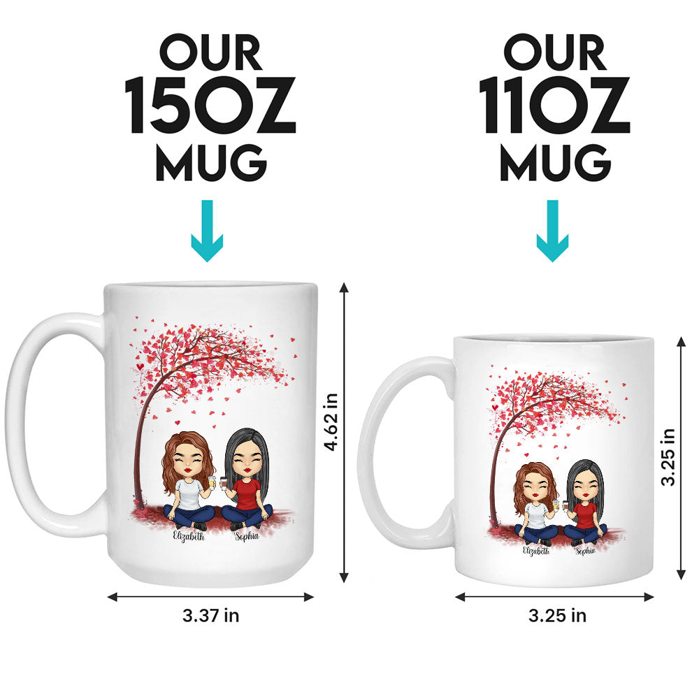 We're Like A Really Small Gang - Bestie Personalized Custom Mug - Gift For Best Friends, BFF, Sisters