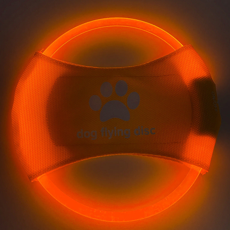 Glowing Led Flying Dog Disc