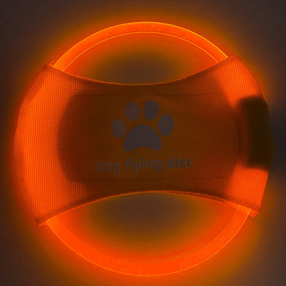 Glowing Led Flying Dog Disc