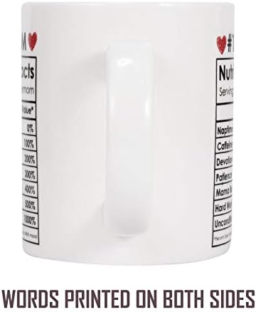 #1 Mom Coffee Mug Funny Gift for Mom from Daughter Son Kids