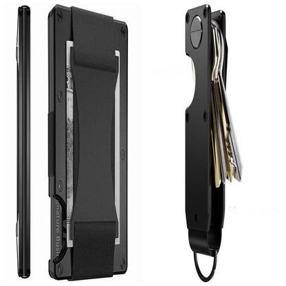 Carbon Fiber Wallet - Rfid Blocking Metal Card Holder