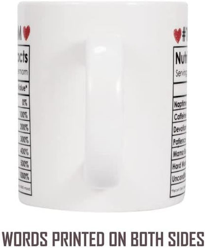 Mom And Dad Coffee Mug Set, Gift for Parents from Daughter Son Kids Birthday Anniversary Christmas Gift