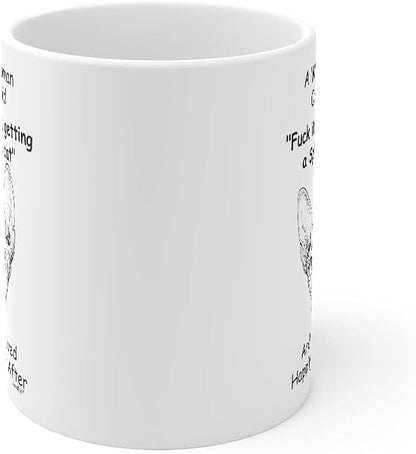 Wise Woman Once Said Coffee Mug Funny Sphynx Cat Lover Gift for Cat Mom Women