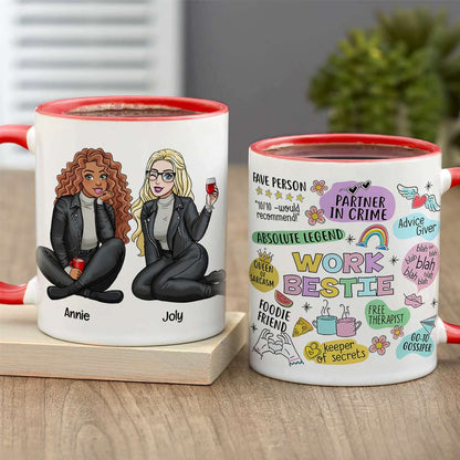 Personalized Gifts For Coworkers Accent Mug 02KALU291124HH