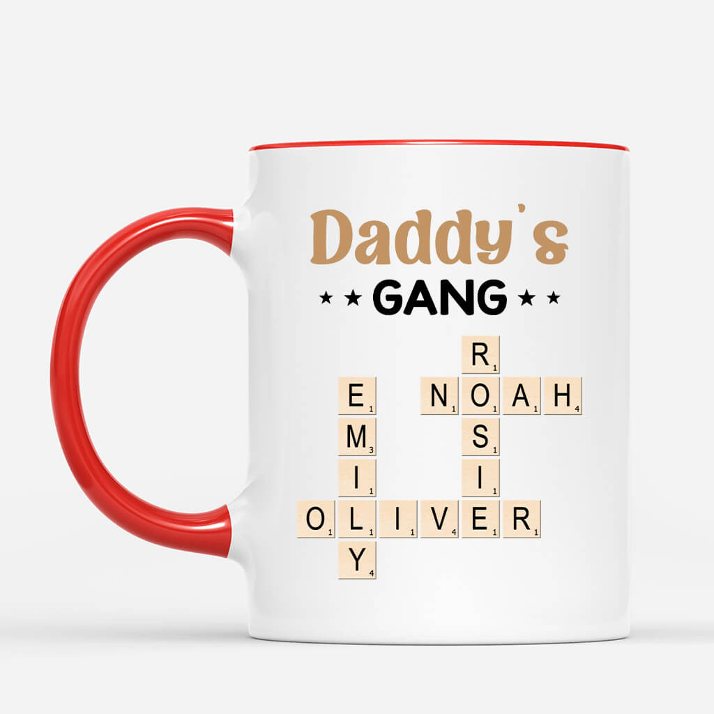 Personalized Ceramic Mug for Grandma Custom Design Featuring Her Grandkids' Names Great Gift for Mother's Day