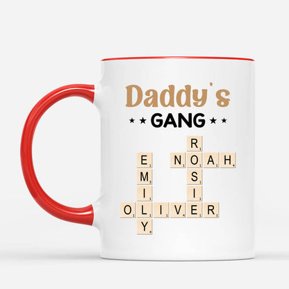 Personalized Ceramic Mug for Grandma Custom Design Featuring Her Grandkids' Names Great Gift for Mother's Day