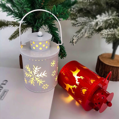 Nordic Style Led Lanterns And Electronic Candles: Creative Holiday Decorations With Wind Lights