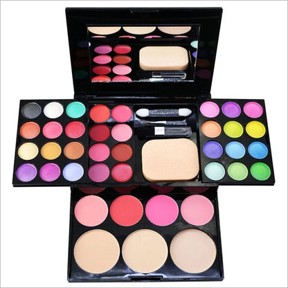 Makeup Box - 24 Eyeshadow, 8 Lipstick, 4 Blush, 3 Powder
