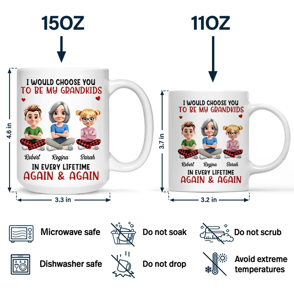 3D Effect I Would Choose You In Every Lifetime - Personalized Mug