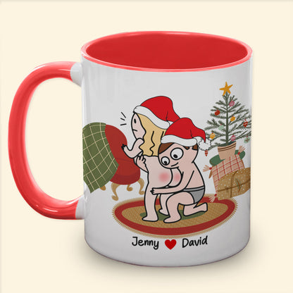 All I Want For Christmas Is To Touch Your Butt, Personalized Funny Couple Mug, Christmas Gifts