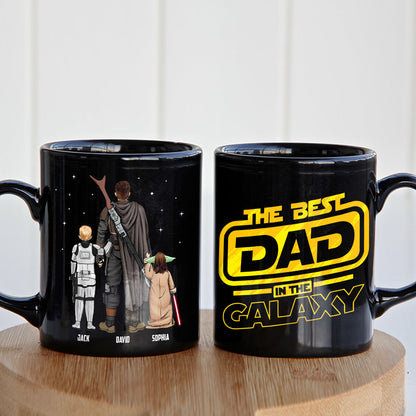 Personalized Gifts For Dad Coffee Mug The Best Dad In The Galaxy 06QHTN190124HHHG Father's Day Gifts