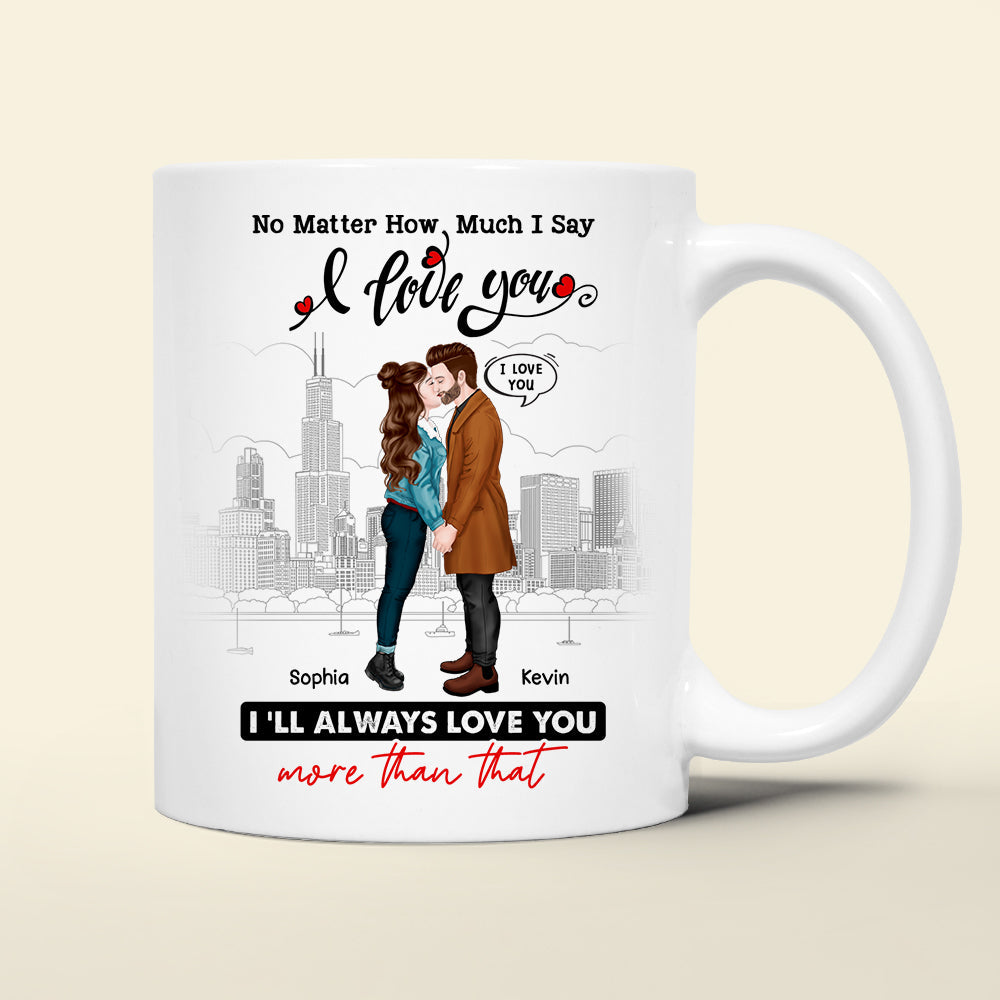 Personalized Gifts For Couple Coffee Mug I Say I Love You